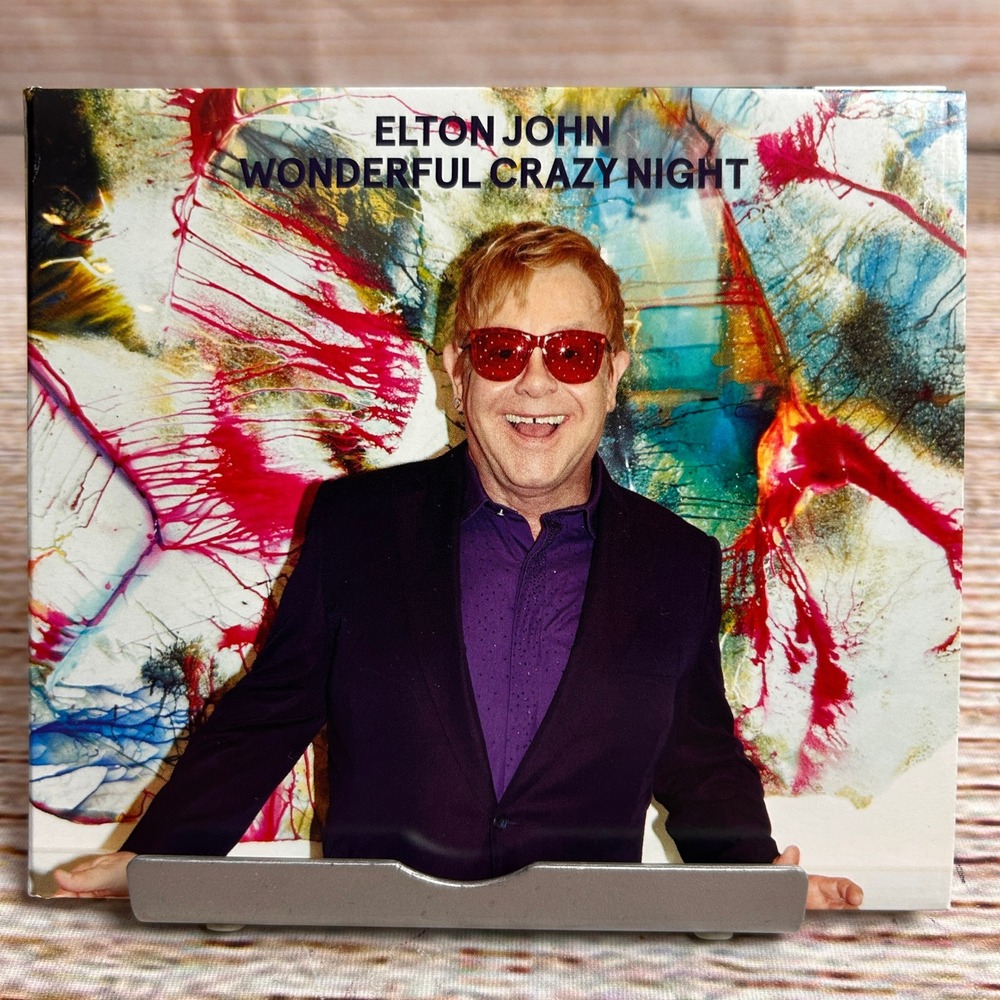 Elton John Wonderful Crazy Night CD 2016 Island Records Gatefold B0024336-02